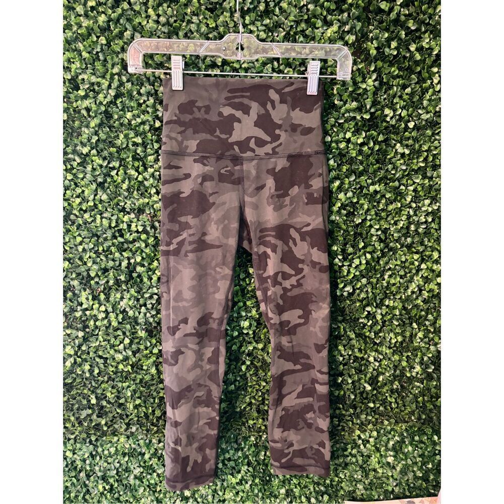lululemon athletica Olive Camo High-Rise Leggings